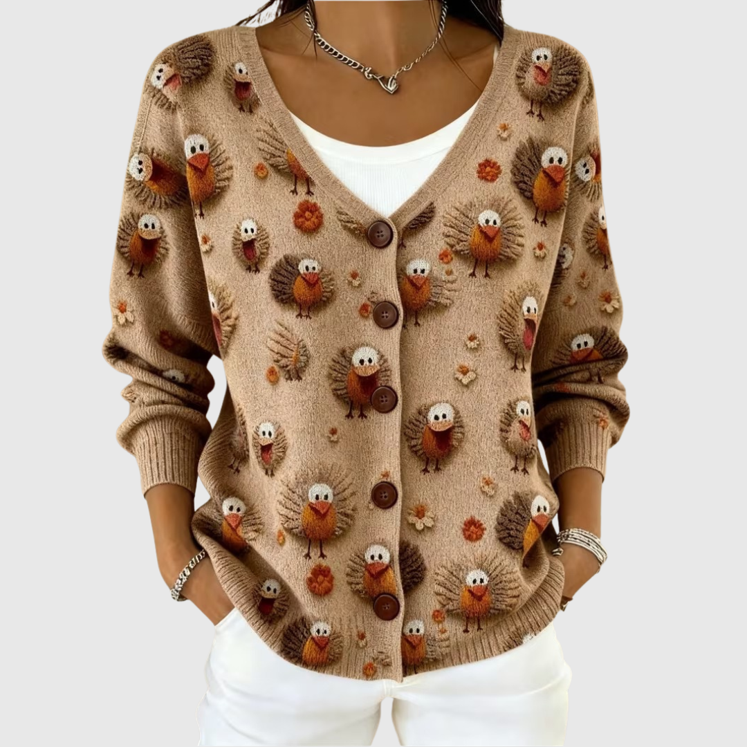 Isabelle | Veste en maille à boutons