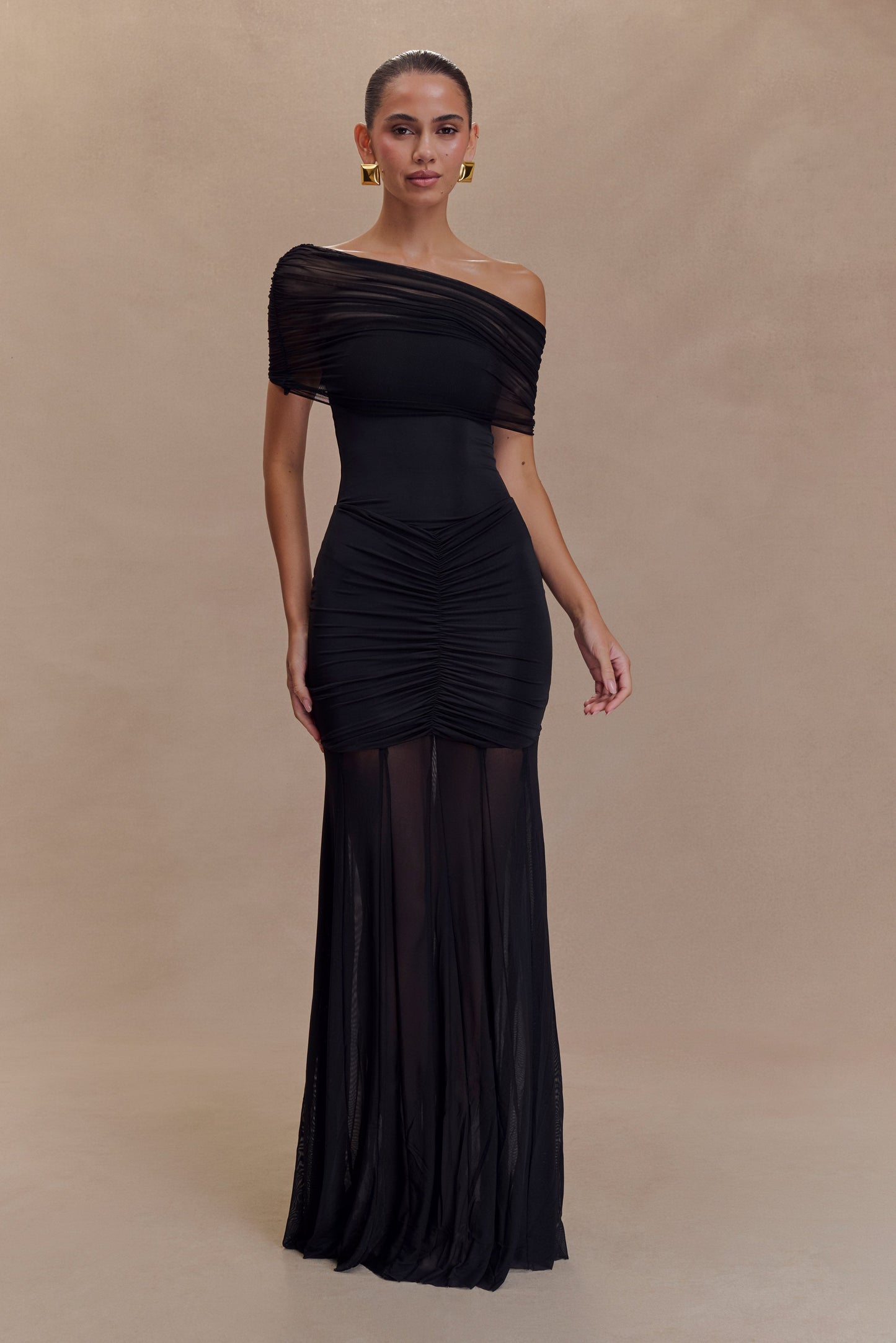 Vestido Largo Selena - Negro