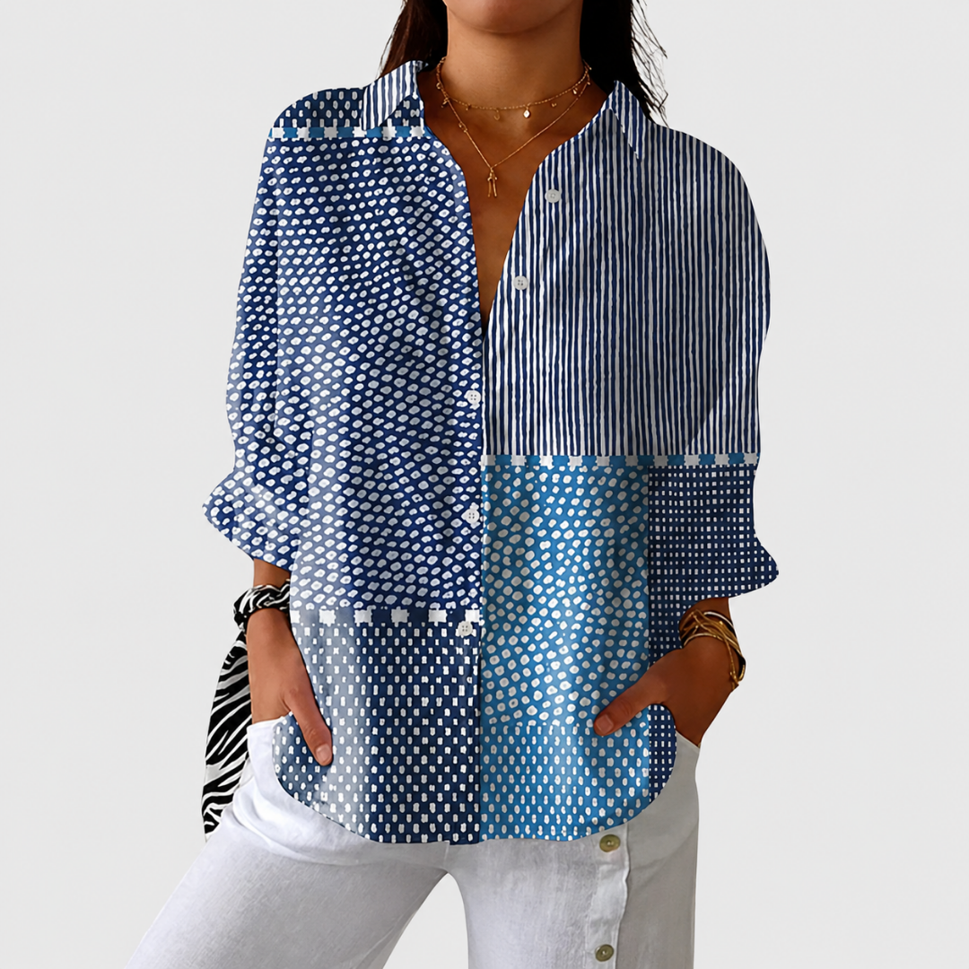 Blusa ligera y colorida con estampado