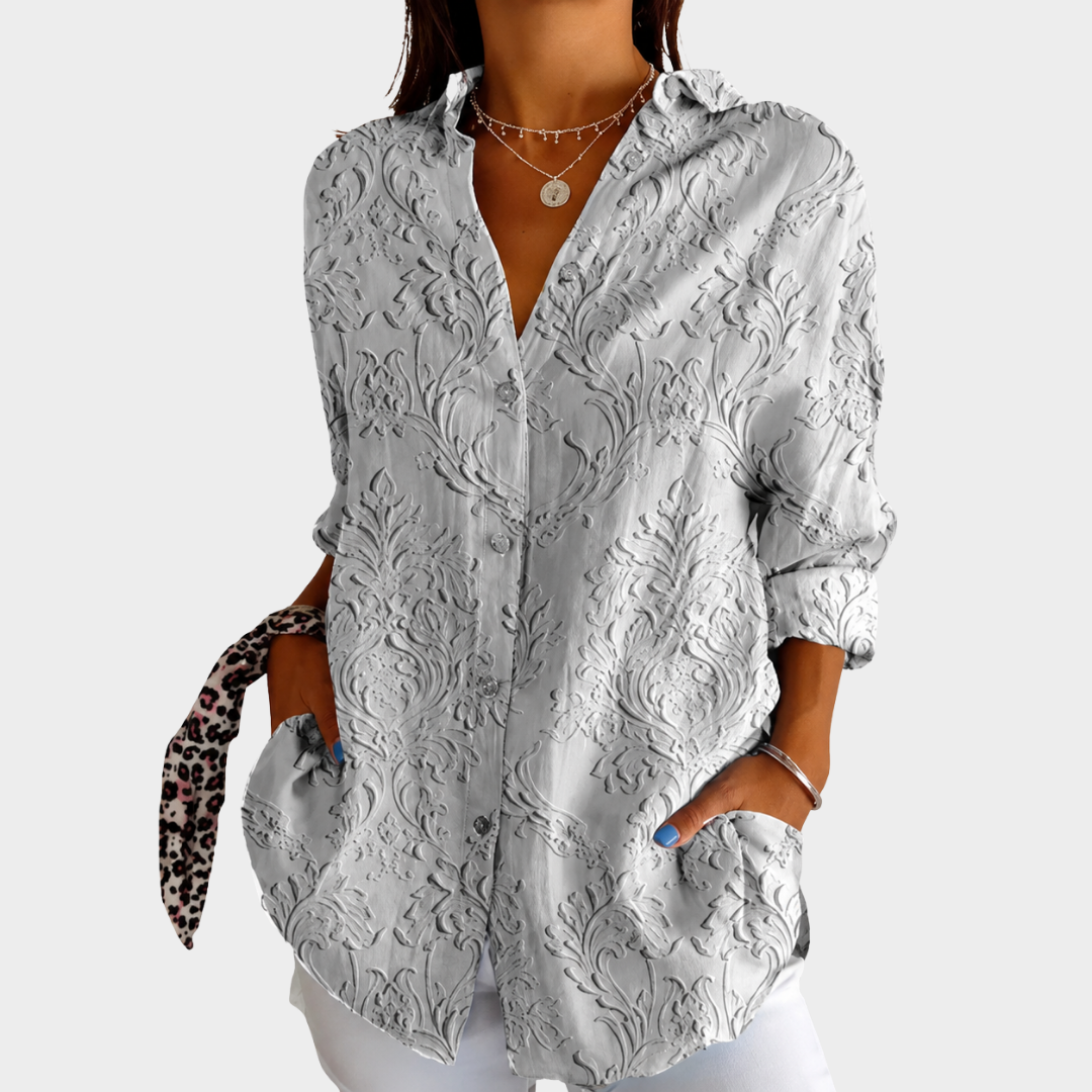 Blusa ligera y colorida con estampado