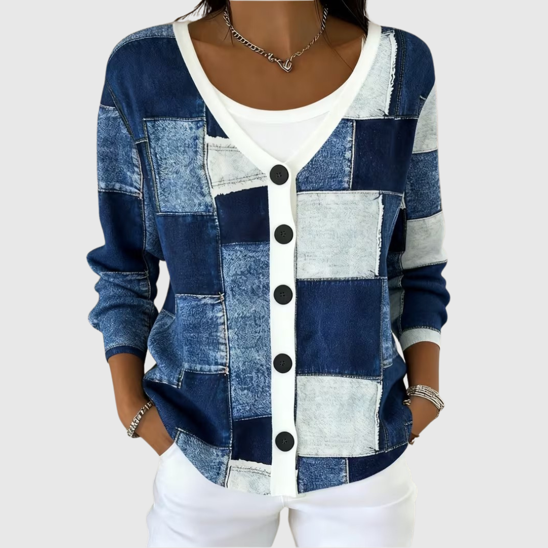 Manon | Veste en maille boutonnée