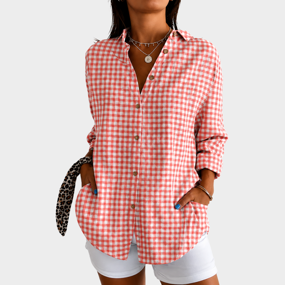 Blusa coral con encanto Picnic