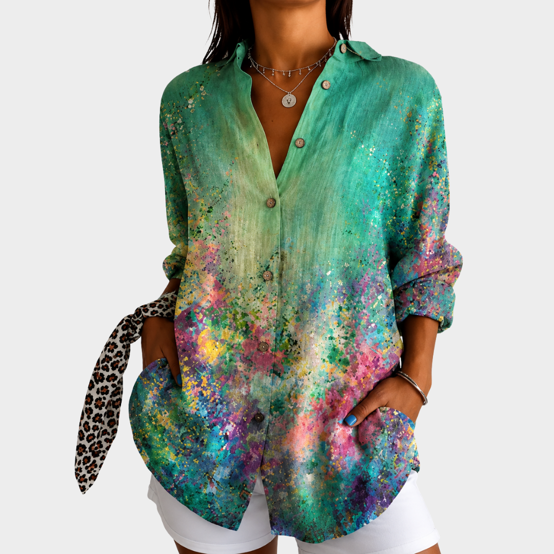 Blusa artística Esmeralda Meadow