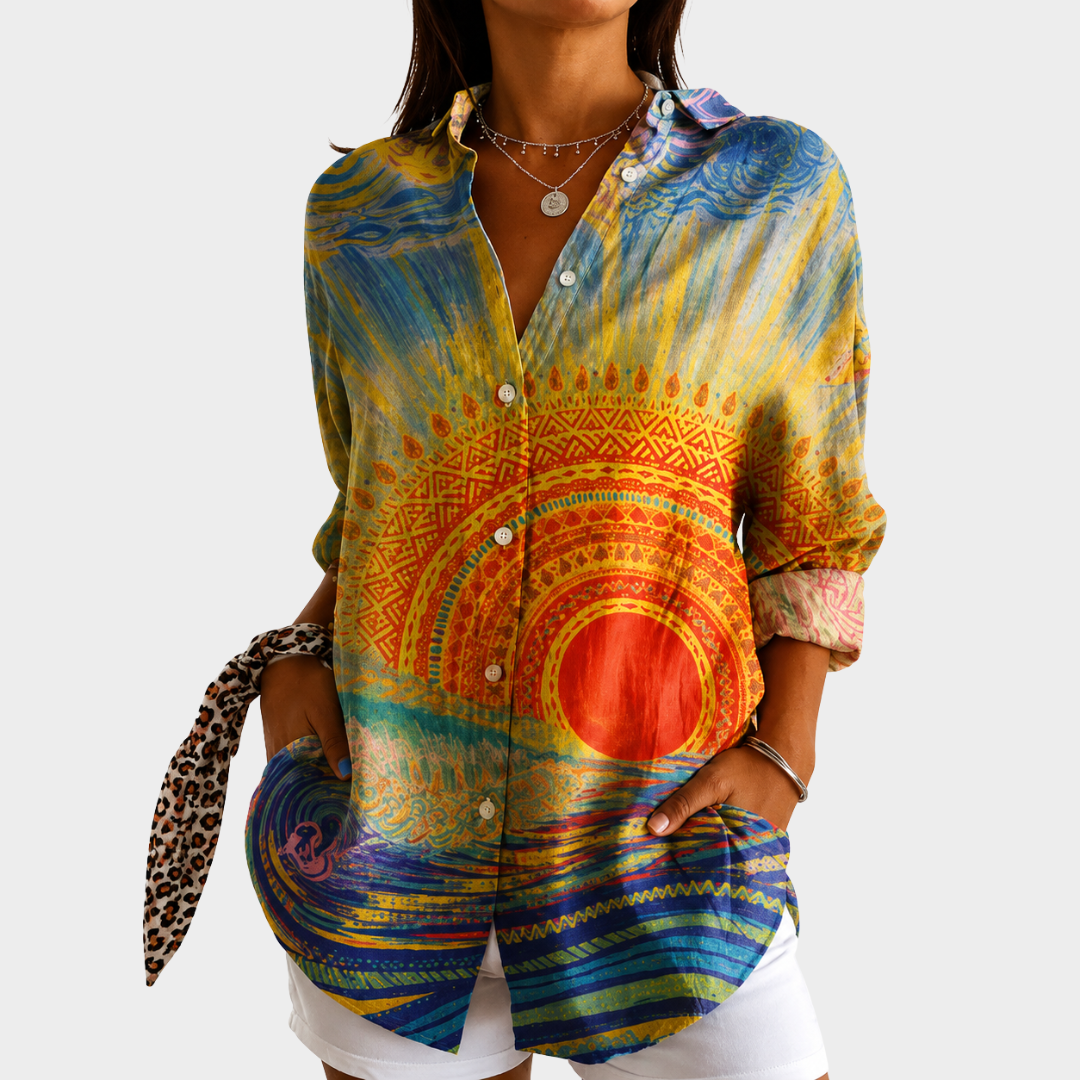 Blusa Escape del Atardecer Radiante