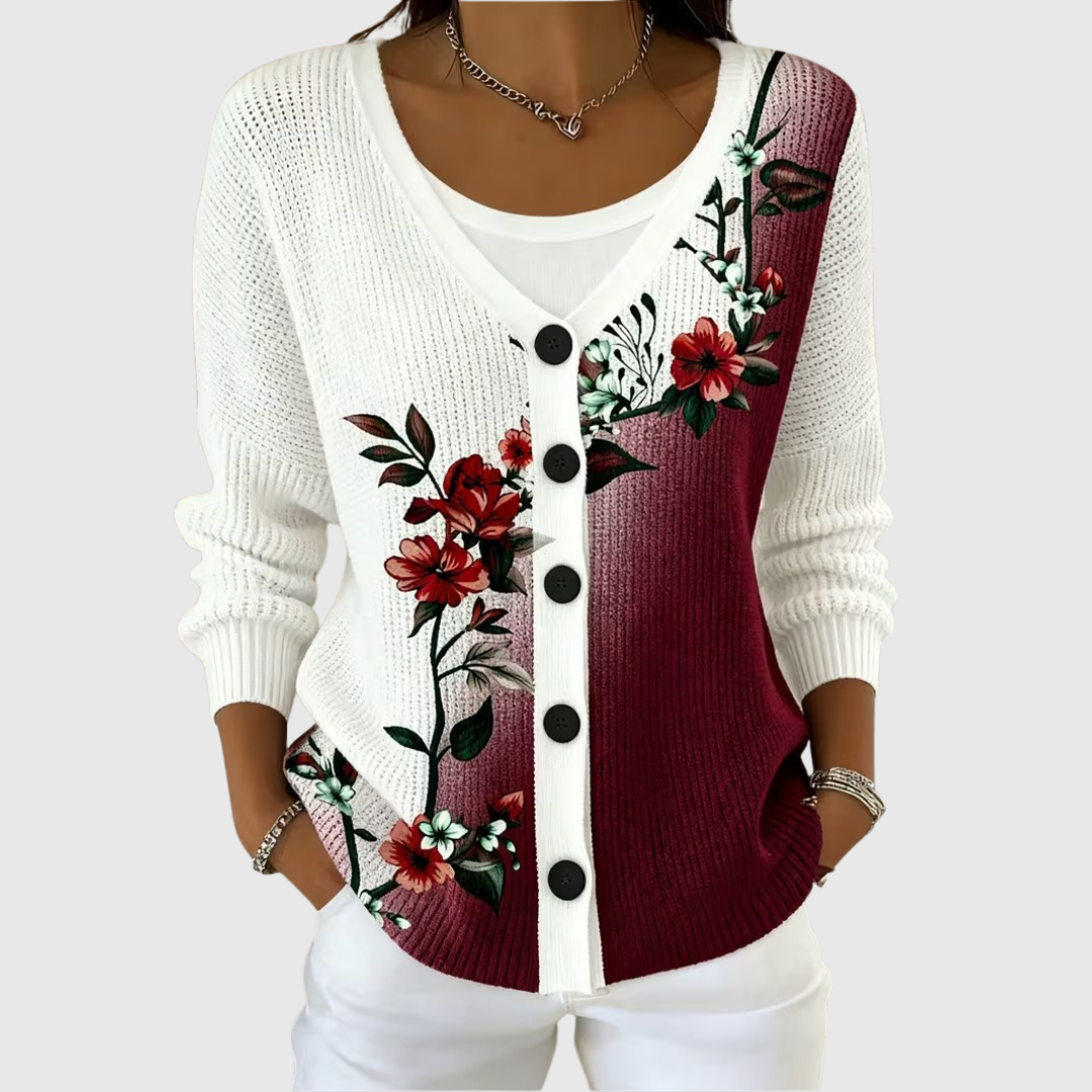 Juliette | Veste en maille à boutons