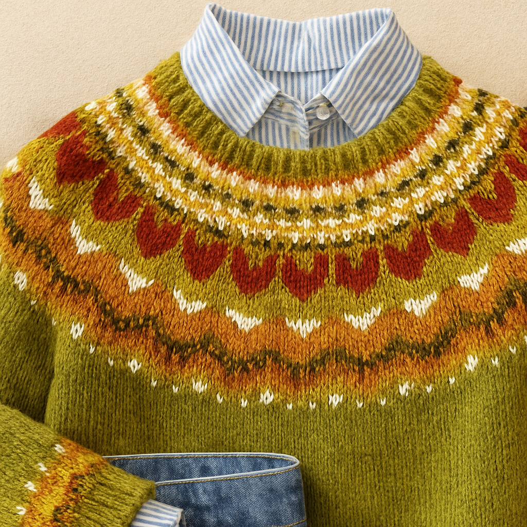 Ardent | Pull en Maille Vintage Classique