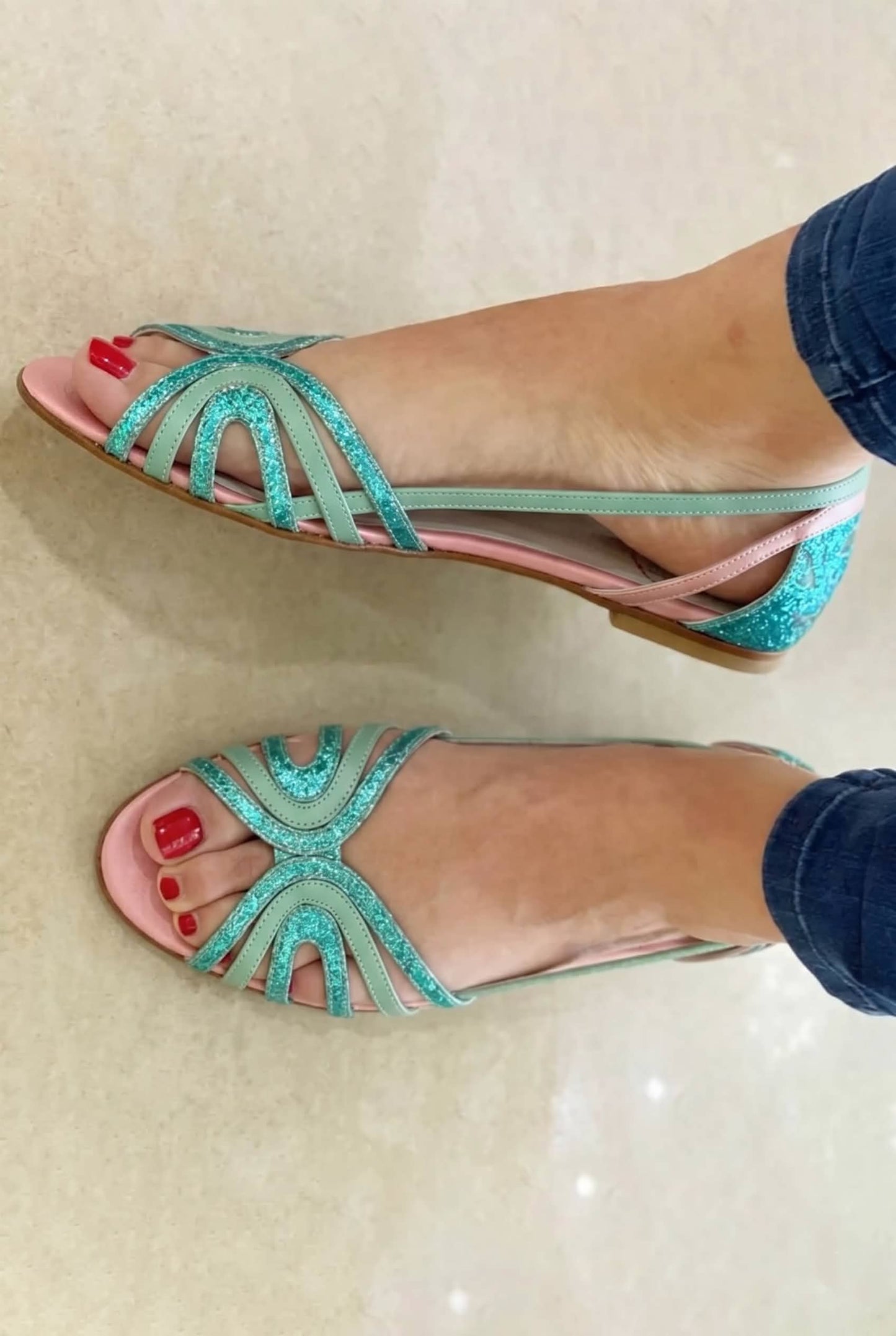 ELEONOR™ | SANDALIAS DORADAS LUZ DE VERANO