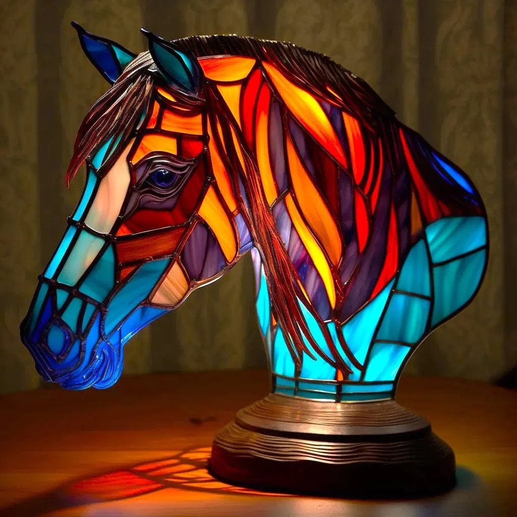 Lampe Glow en forme de cheval Bella Majestic