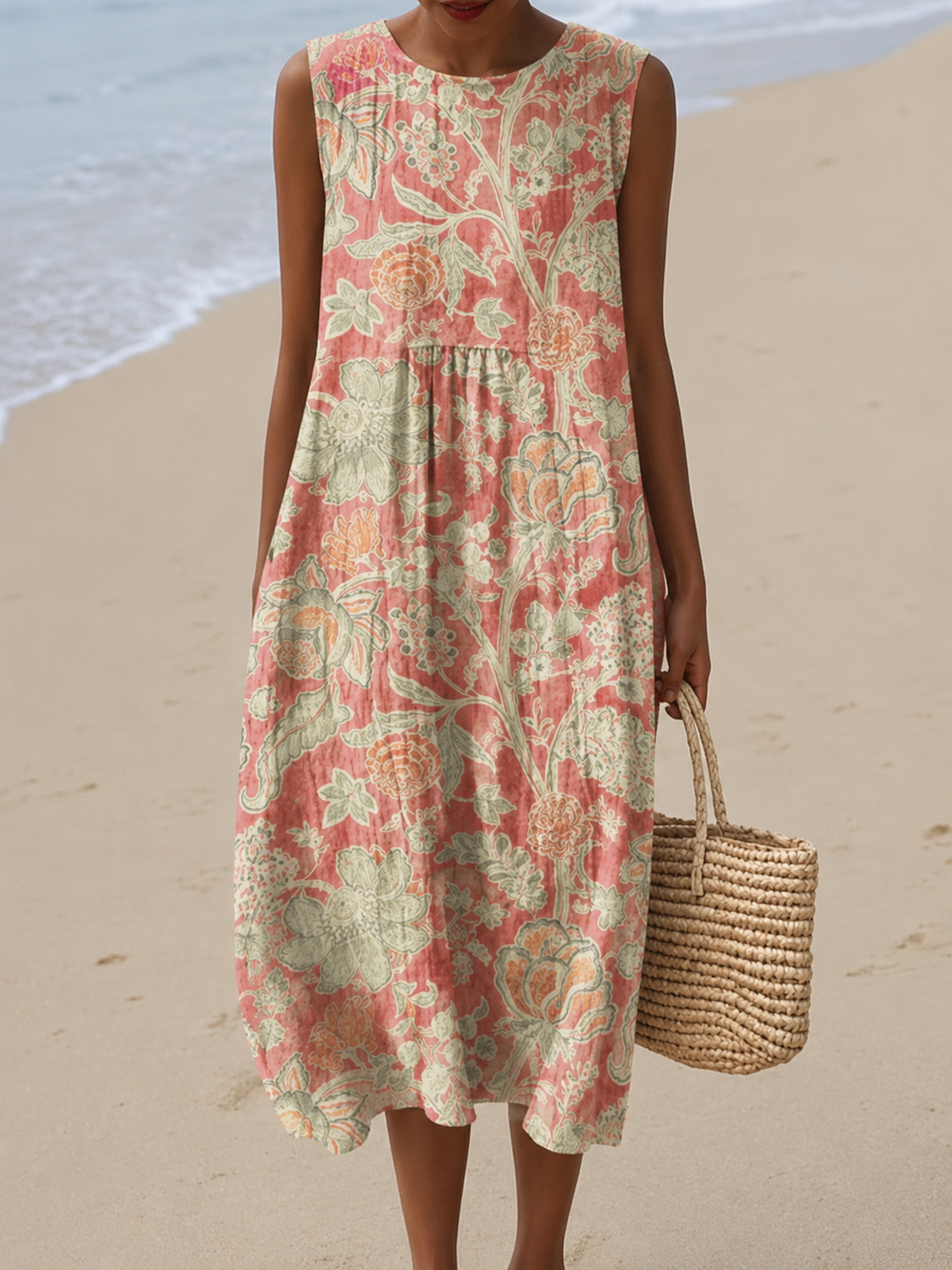 Beth™ Vestido midi floral