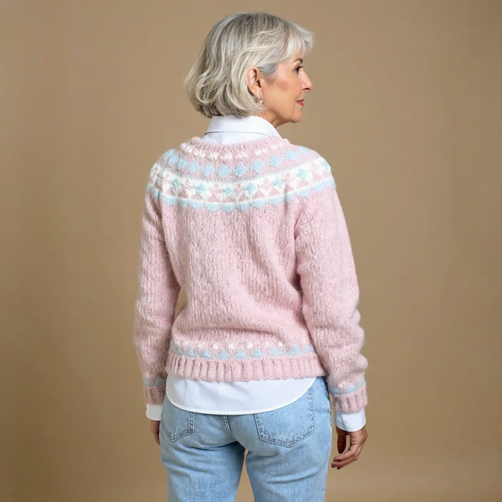 Sarah | Cardigan Islandais Vintage