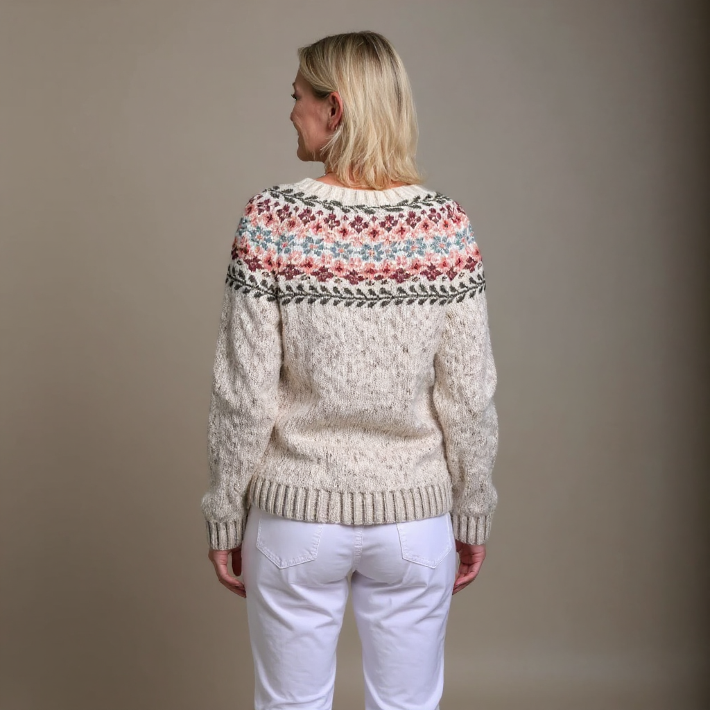 Madelyne | Cardigan Islandais Vintage