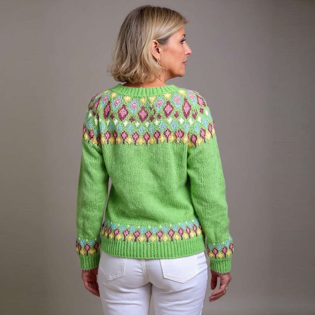 Rubie | Cardigan Islandais Vintage