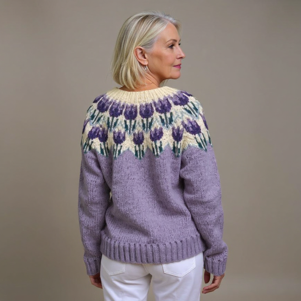 Josephine | Cardigan Islandais Vintage