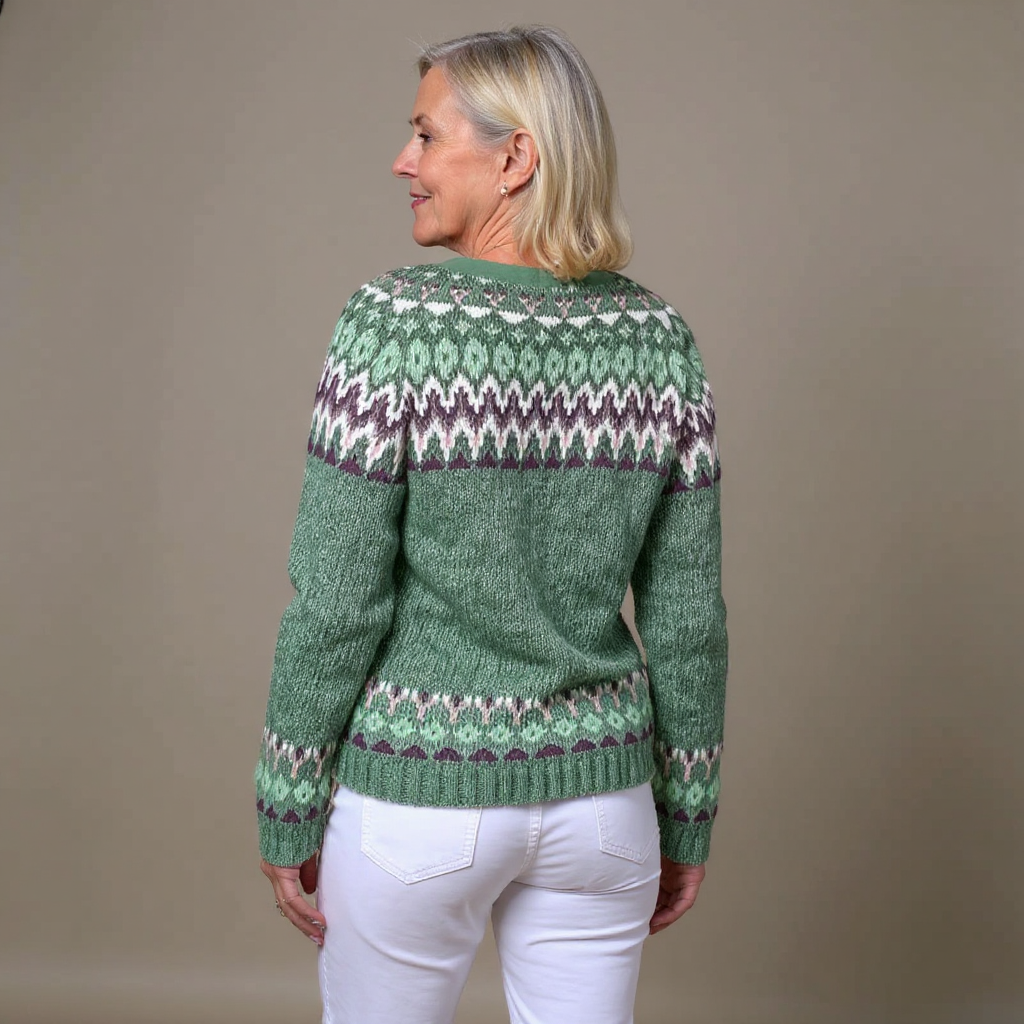 Delilah | Cardigan Islandais Vintage