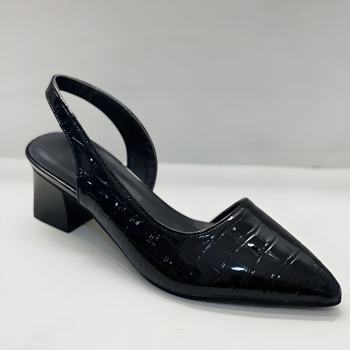Nicole | Chaussures à Talon et Bout Large