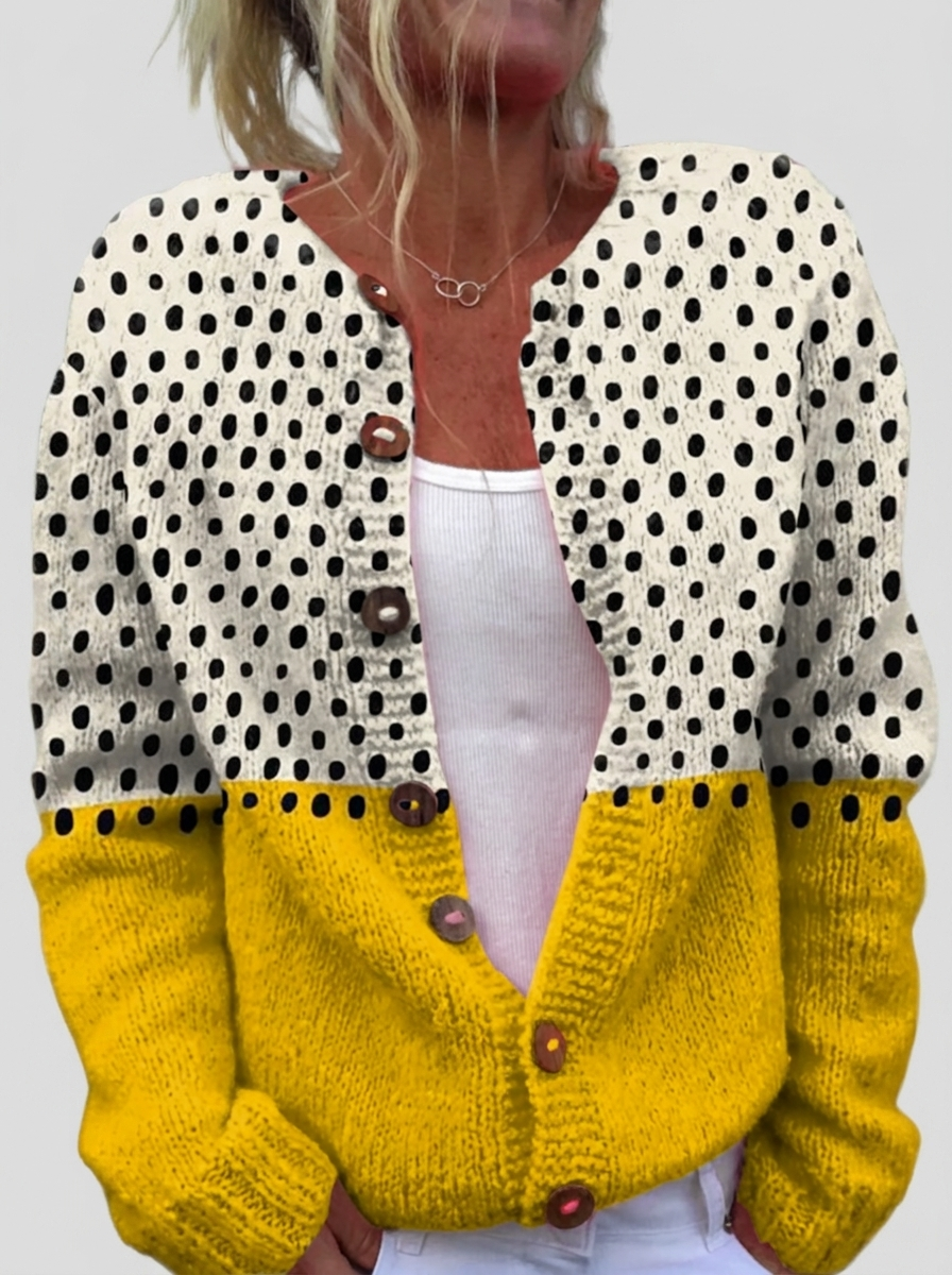 Colette — Gilet en mélange de tissus