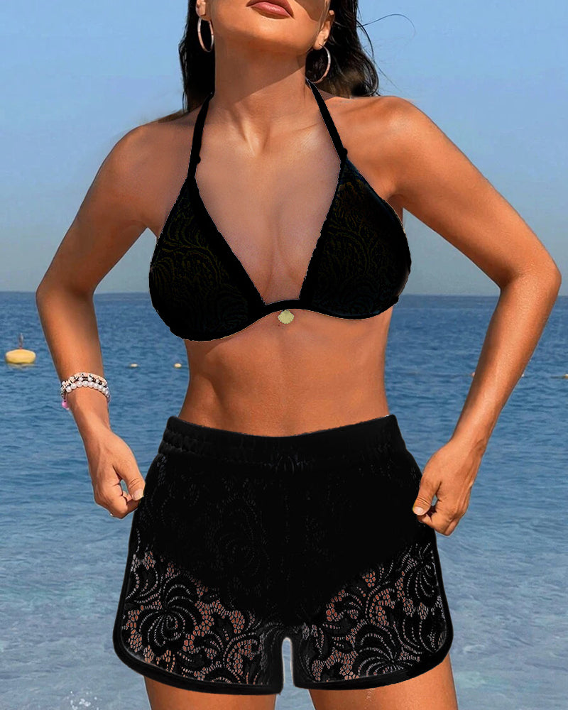 Bloom | Elegante conjunto de bikini de encaje
