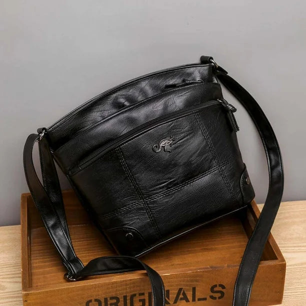 Silvia - Bolsa Cruzada con Emblema de Canguro
