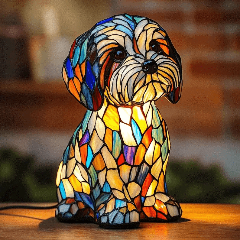 Lampe chiot lumineux
