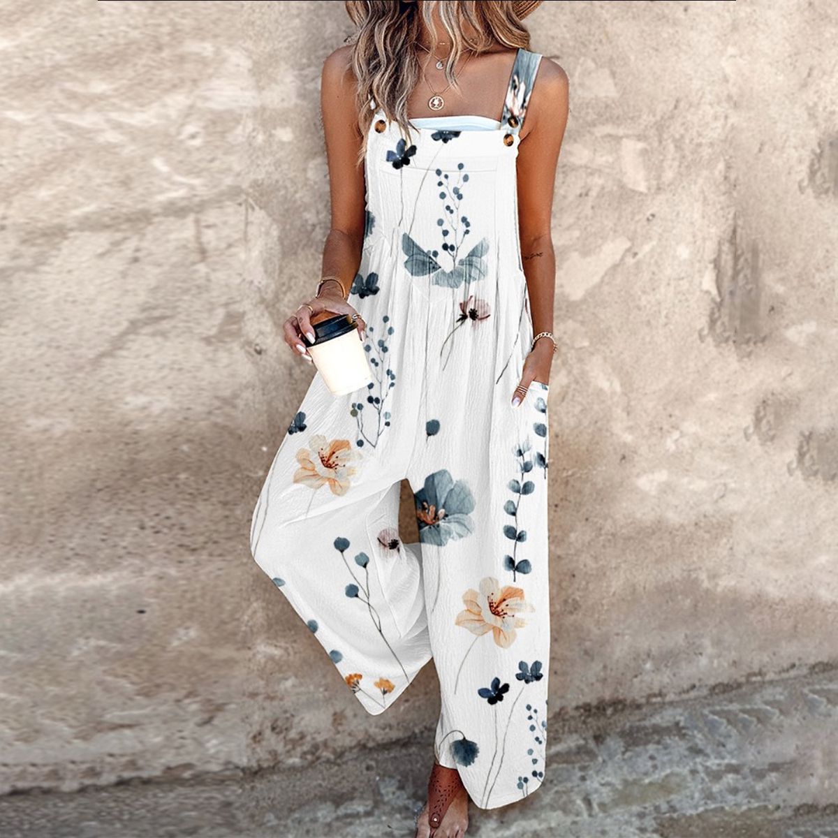 Mono cómodo con estampado