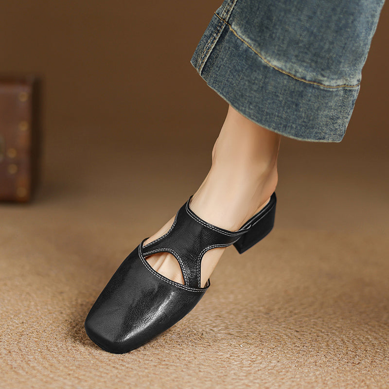 Dessa | Mules en Cuir