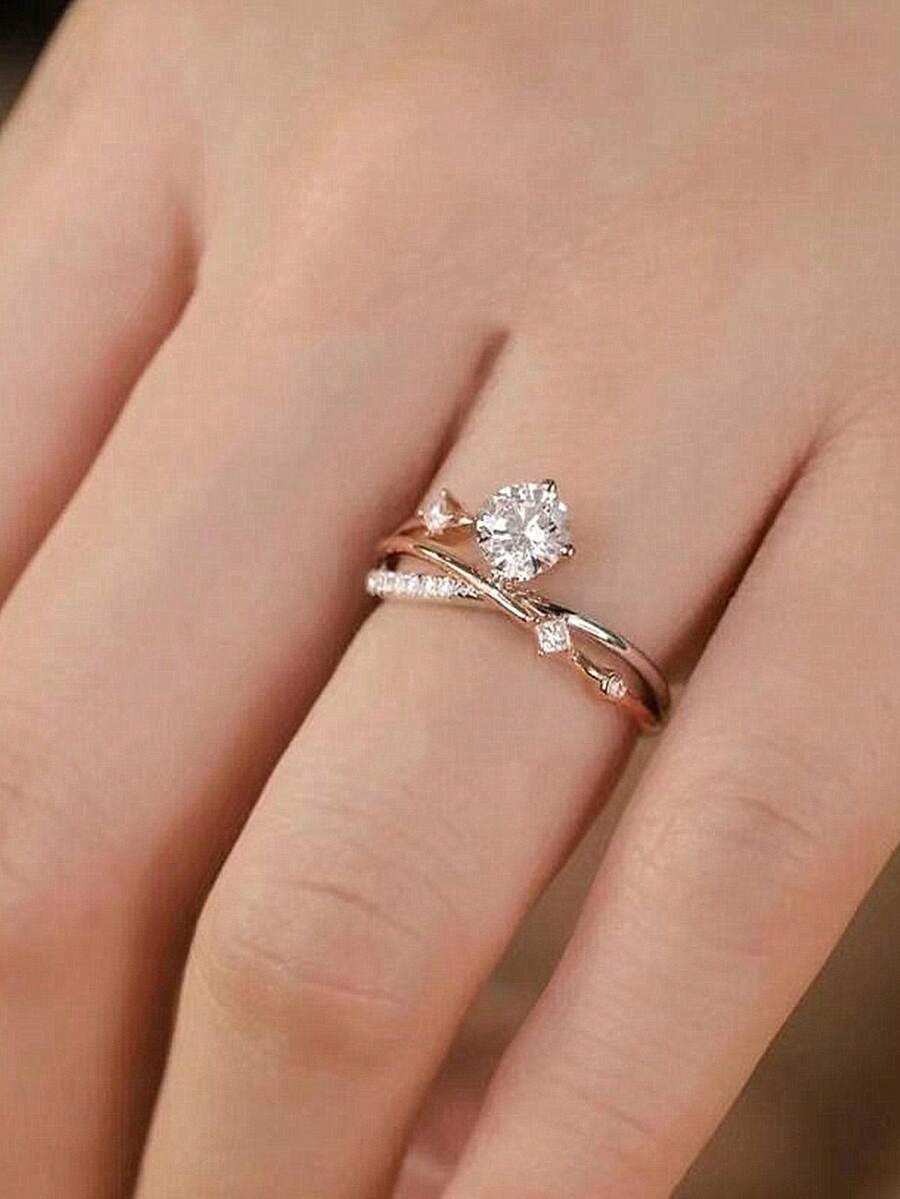 Camille – Elegancia sin esfuerzo con un brillo refinado de diamante solitario