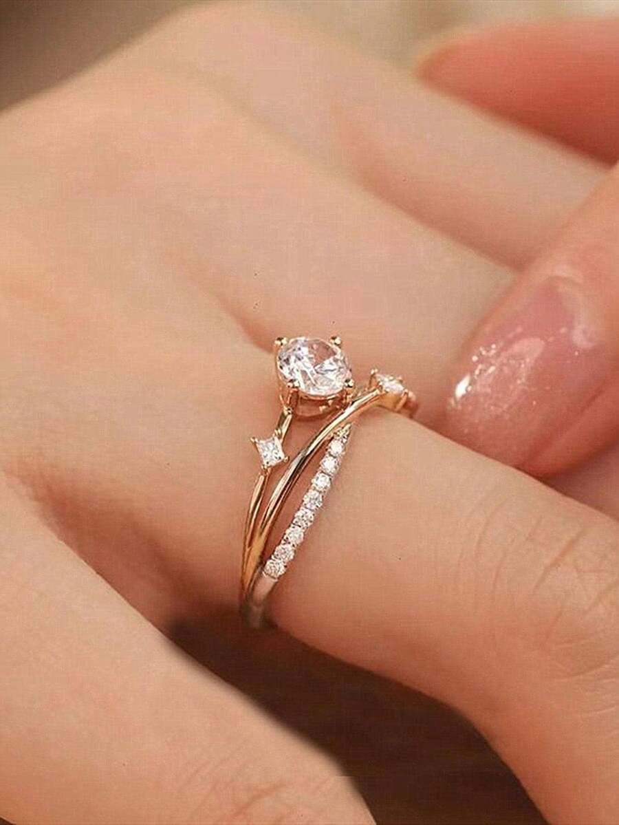 Camille – Elegancia sin esfuerzo con un brillo refinado de diamante solitario