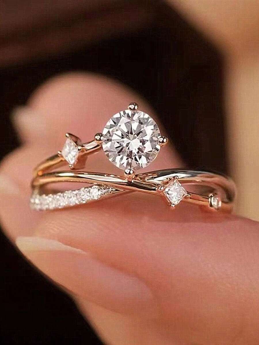 Camille – Elegancia sin esfuerzo con un brillo refinado de diamante solitario