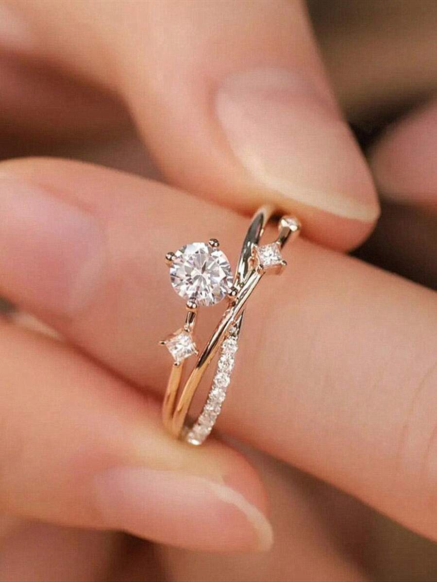 Camille – Elegancia sin esfuerzo con un brillo refinado de diamante solitario