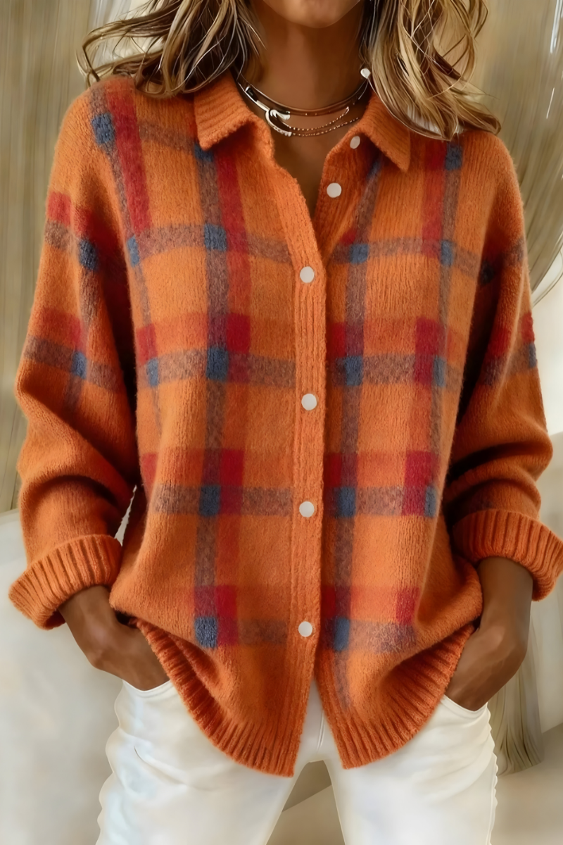 AMÉLIE™ | Cárdigan a cuadros
