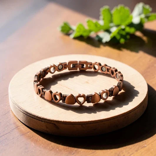 Tobillera de cobre Amor