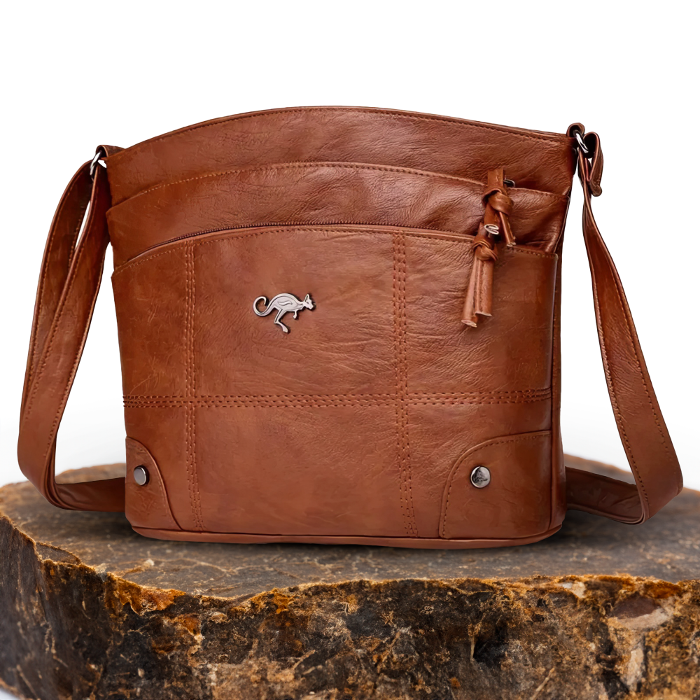 Silvia - Bolsa Cruzada con Emblema de Canguro
