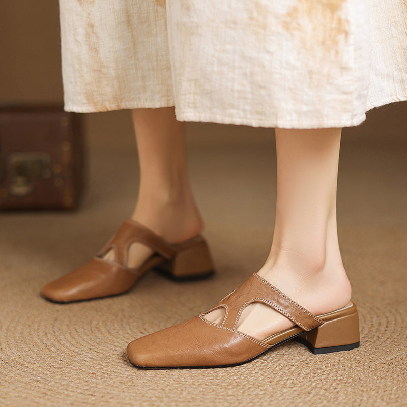 Dessa | Mules en Cuir