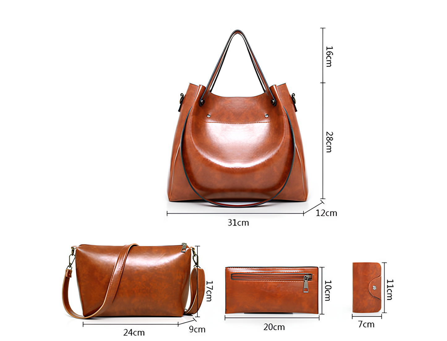Alicia - Conjunto de Bolsas de Cuatro Piezas