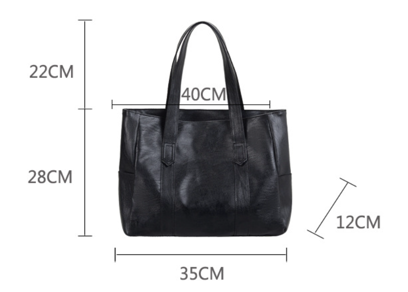 Rosa - Bolsa Tote Lujosa Minimalista