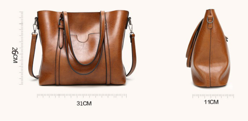 Bertha - Bolsa Tote Grande Vintage