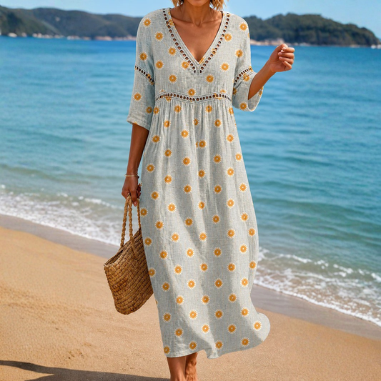 VESTIDO MIDI SUAVE Y LIGERO