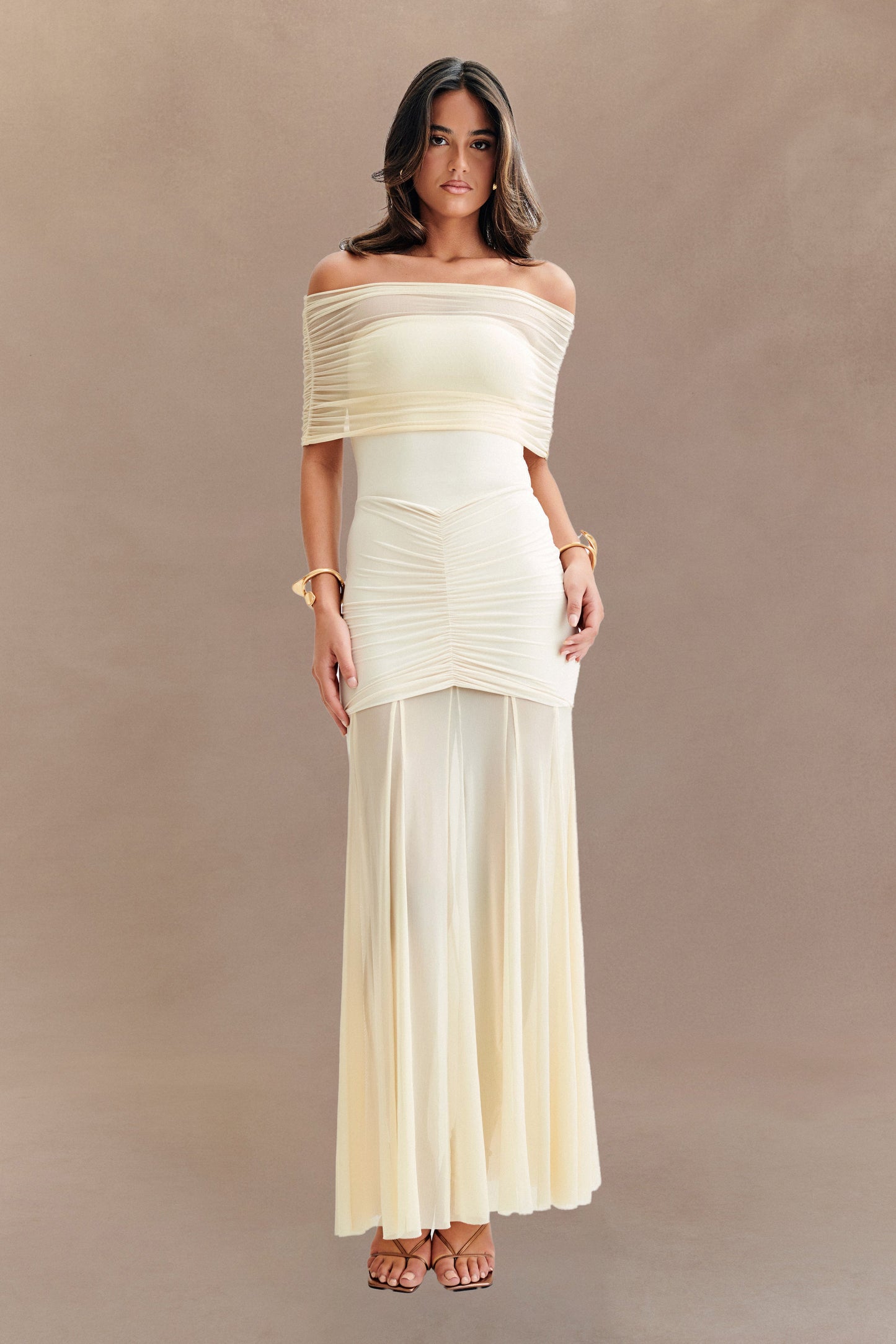 Vestido Largo Selena – Marfil