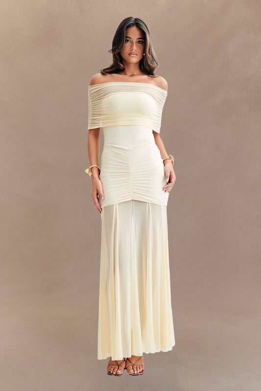 Vestido Largo Selena – Marfil