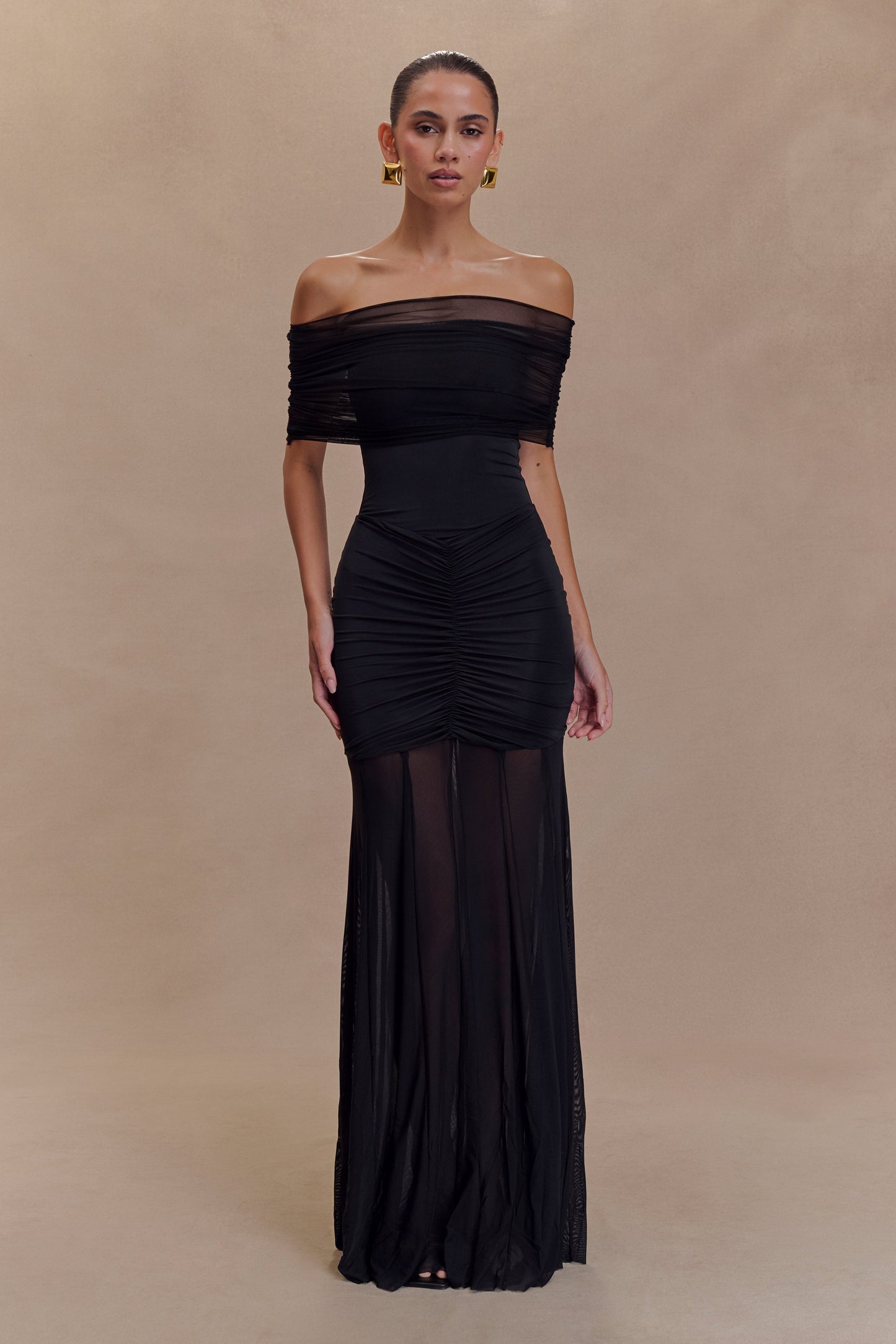 Vestido Largo Selena - Negro