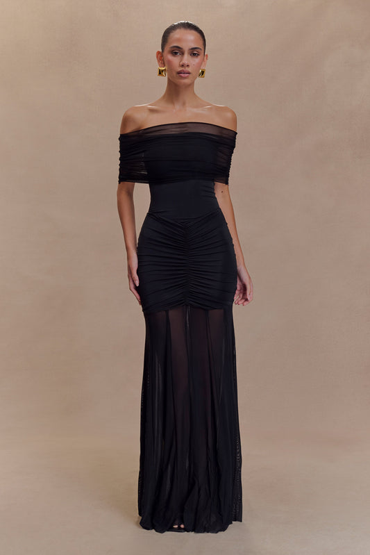 Vestido Largo Selena - Negro