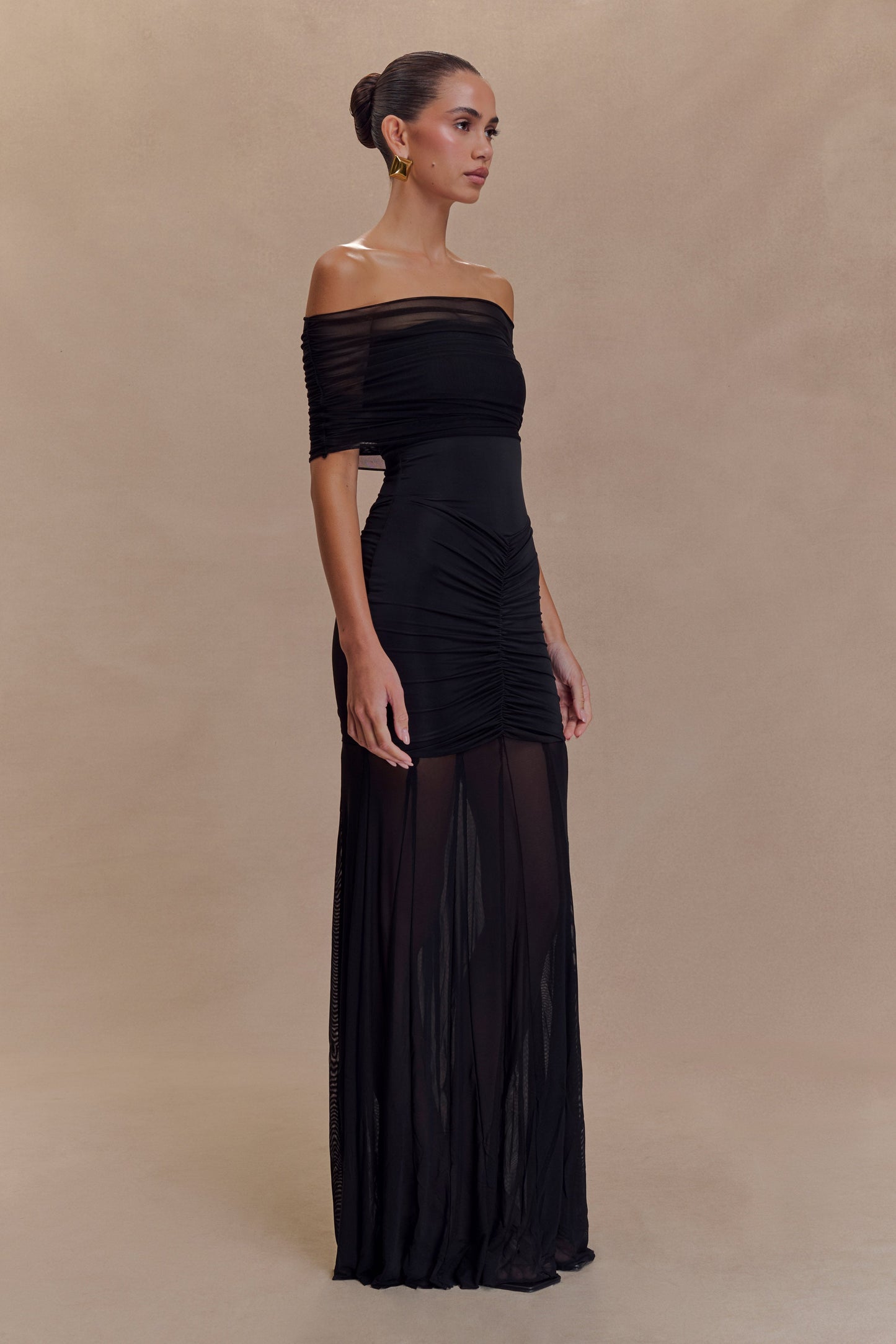 Vestido Largo Selena - Negro