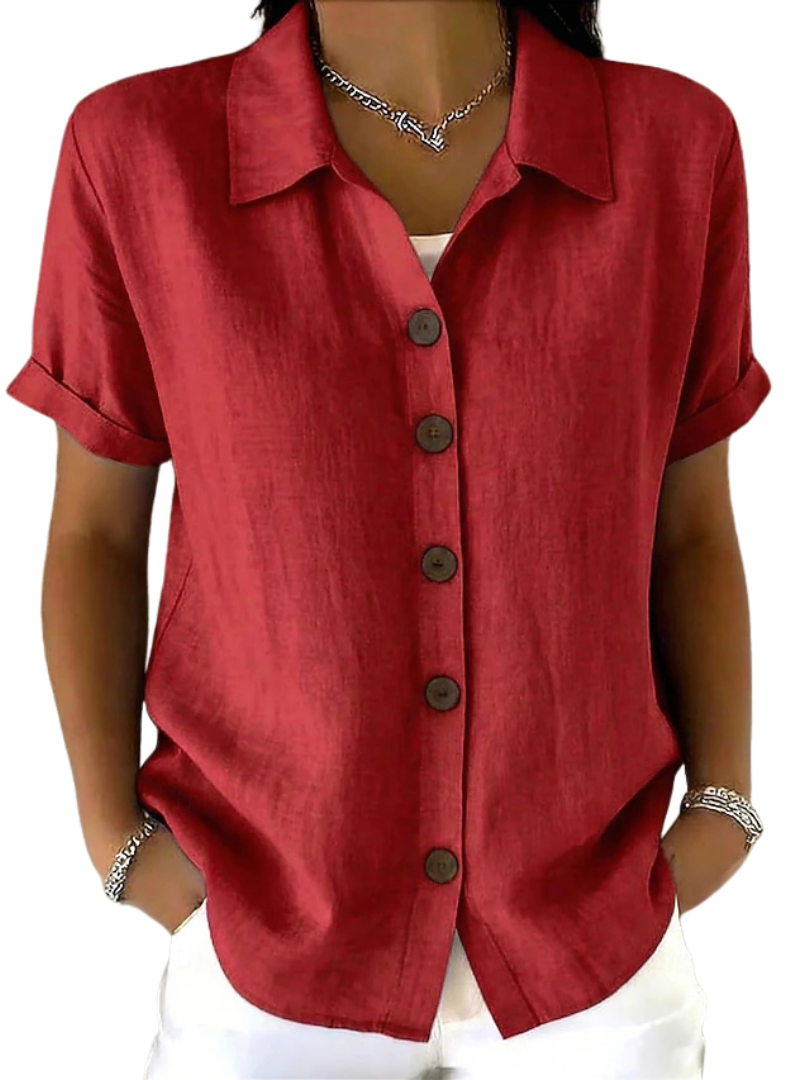 Gracie™ | Camisa de manga corta para mujer, corte relajado