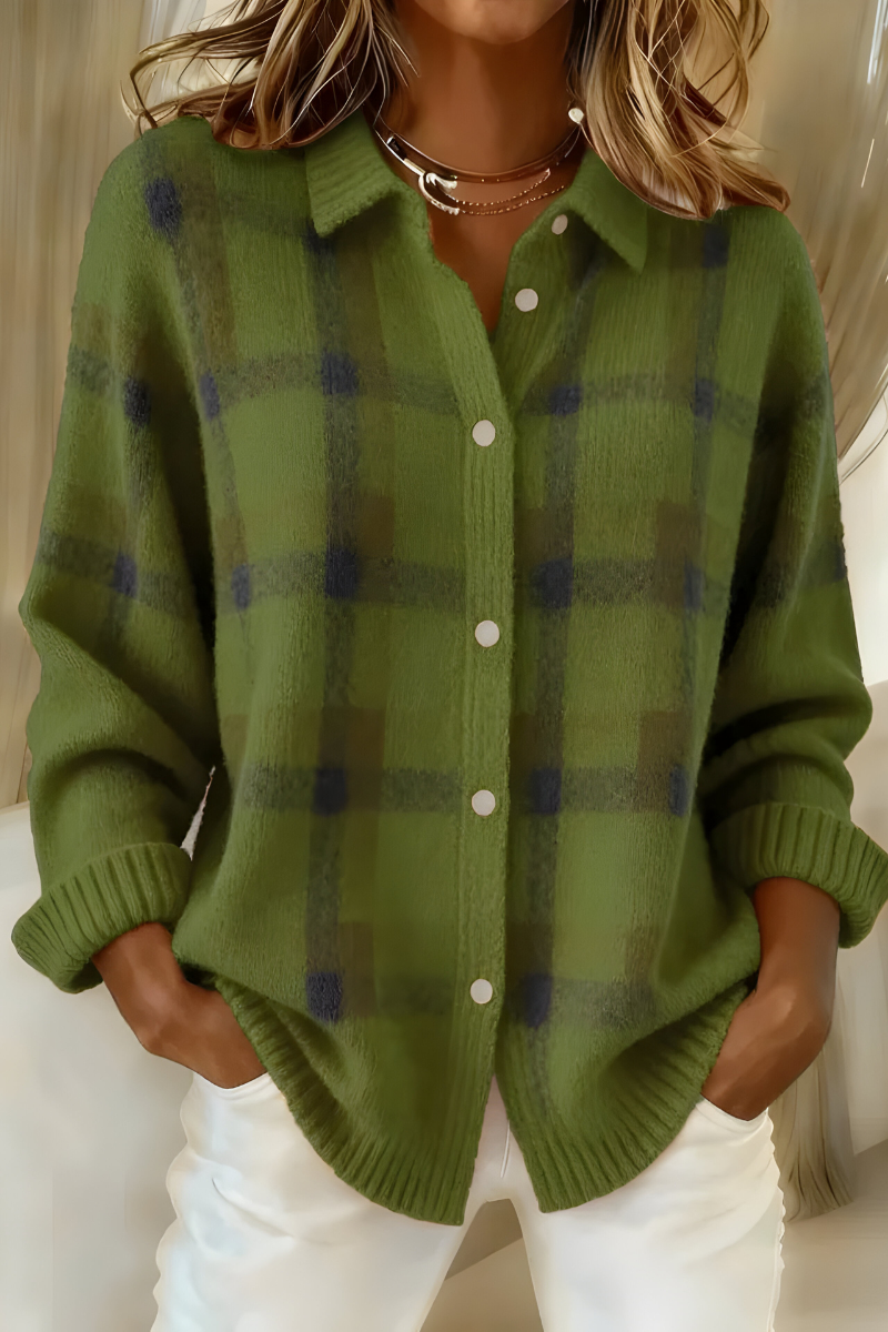 AMÉLIE™ | Cárdigan a cuadros