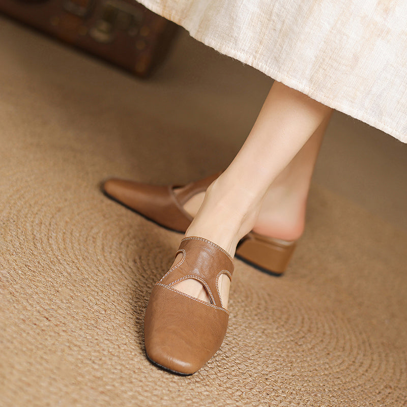 Dessa | Mules en Cuir