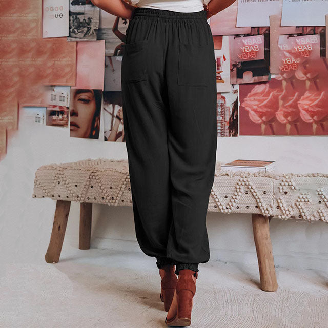 Kaeli – Pantalones Elegantes con Cordón
