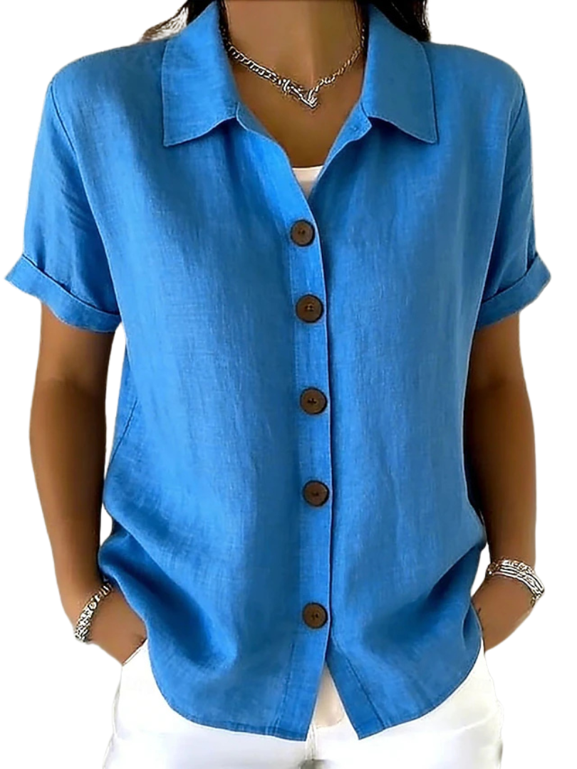 Gracie™ | Camisa de manga corta para mujer, corte relajado
