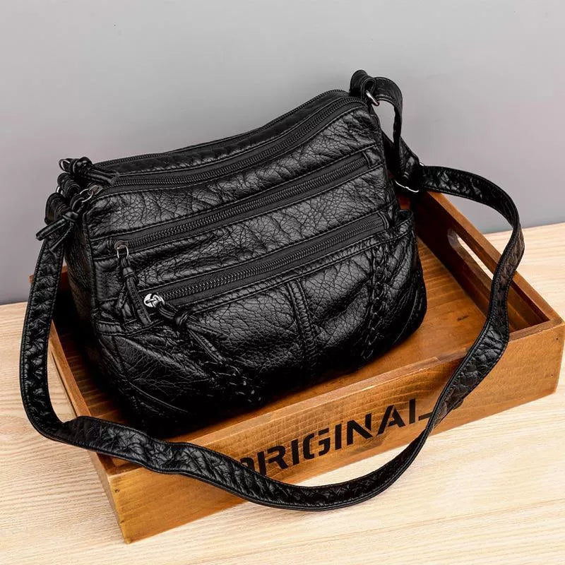 Gloria - Bolso Cruzado con Detalle Trenzado