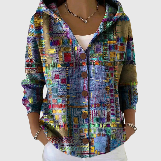 Victoire | Veste en maille à capuche