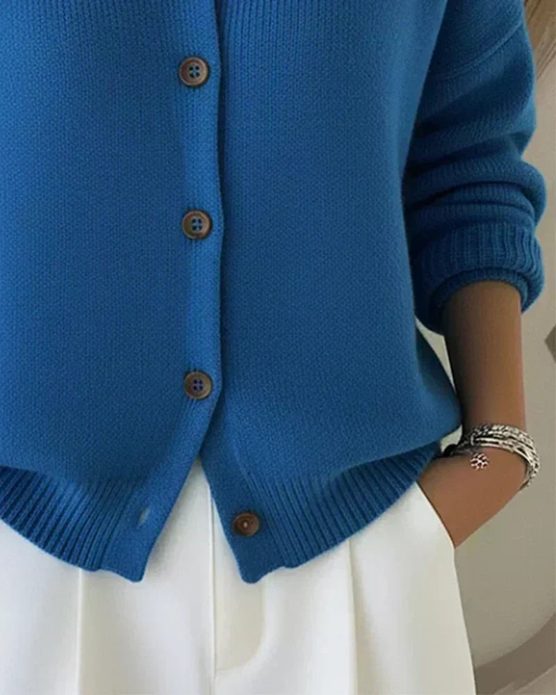 PAULINE™ | Cardigan col boutonné